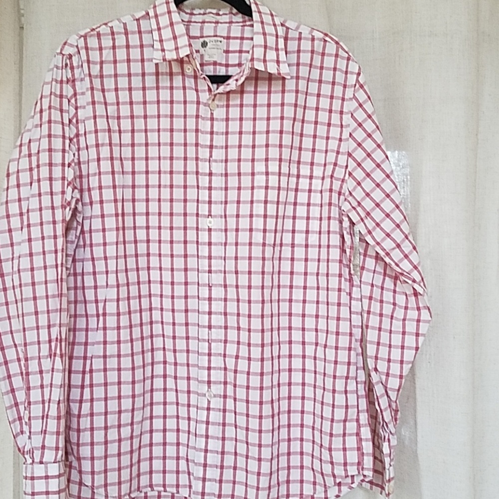 Men's J.Crew button front Lg Shirt